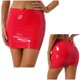 thumbnail image 3 of Minifalda de charol de látex para mujer, falda de tubo brillante con cintura elástica de Color sólido, disfraz de fiesta y música para Club nocturno, 3 of 5