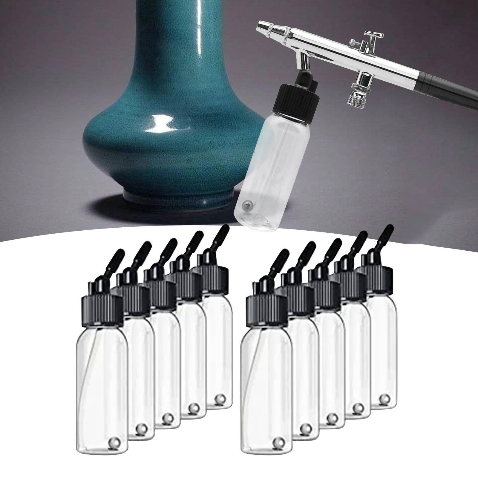 LeeQinersw 10 Pieces Paint Empty Bottle Model Painting Travel Bottles No Leakage with Twist