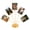 Golden, variant on 5-Branch Heart Shaped Photo Tree Holder with Round Base, Metal Desktop Card Display Stand for Wedding Table Numbers, Office Memos and Family Pictures