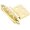 Polished Brass, variant on Amerock 3/8in (10 mm) Inset Non Self-Closing, Face Mount Polished Brass Hinge - 1 Pair