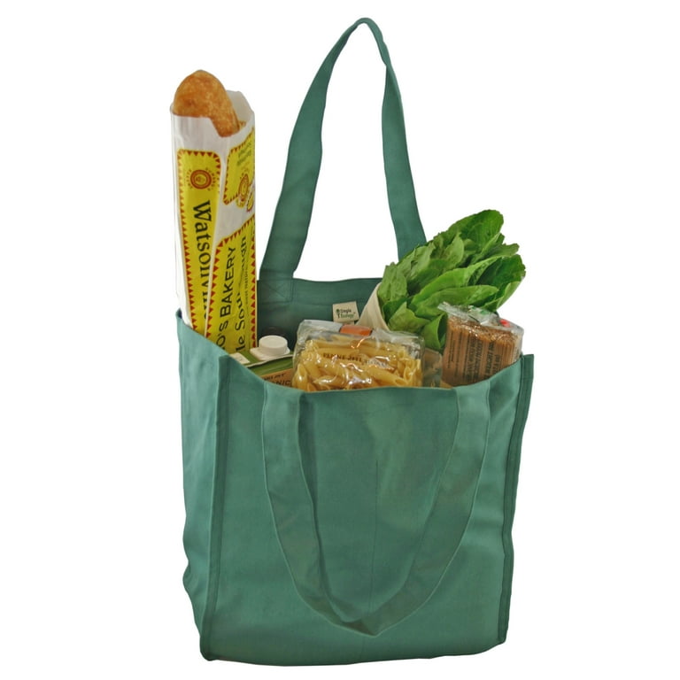 Organic Cotton Deluxe Reusable Canvas Grocery Bags — Simple Ecology