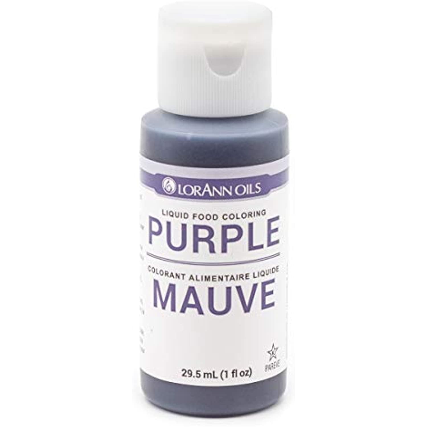 Lorann Purple Liquid Food Coloring, 1 Ounce Bottle