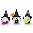 thumbnail image 4 of 1 Pack Halloween Gnomes Plush Decor with Glowing Nose,Handmade Swedish Tomte Gnome Nisse Scandinavian Ornaments for Home Party Table Decorations Kids Gift, 4 of 6