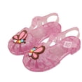 thumbnail image 6 of Toddler Girls Closed Toe Fisherman Jelly Sandals Girls Flat Hook and Loop Sandals Pink 2.5, 6 of 9