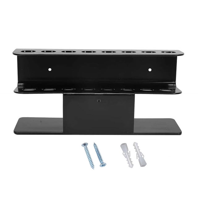 Toystoory 1 Juego de colgador de pared para dardos, soporte de montaje multifuncional, estructura segura, peso ligero, fácil de instalar, Negro