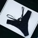 thumbnail image 2 of Gibobby Ropa Interior dama Mujeres Casual Sexy Color sólido Correa delgada Calzoncillos de cintura Bragas(Negro， M), 2 of 5
