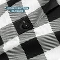 thumbnail image 6 of Bare Home Flannel Duvet Cover Set - 100% Flannel Cotton - Double Brushed - Twin/Twin XL, Buffalo Plaid - White/Black, 6 of 9