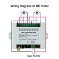 thumbnail image 4 of DC12V 24V 36V 4CH Control Remoto Inalámbrico Interruptor de Luz LED Salida de Relé Radio Transmisor A Prueba de Agua 433MHz Receptor, 4 of 5