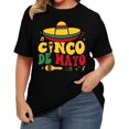 thumbnail image 2 of Camiseta QAUN Cinco De Mayo para mujer, talla grande Fiesta, 2 of 6