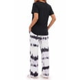 thumbnail image 3 of Fantaslook Womens Pajamas Sets Crewneck Short Sleeve Printed 2 Piece Outfits Set Tie Dye Casual Loungewear with Pockets, 3 of 8