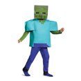 thumbnail image 1 of Disguise Zombie Deluxe Child Costume, Green, Medium/(7-8), 1 of 4