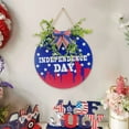 thumbnail image 3 of Anckoeil Independence Day Wooden Board Door Decoration Interior Decoration Festival Celebration Hanging Board Decoration, 3 of 3