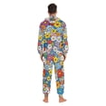 thumbnail image 4 of FORMRS Onesies Pajama for Adults Unisex Hoodie Winter Jumpsuit One Piece Sleepwear, Sizes S-2XL, Floral Fiesta, 4 of 7