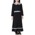 thumbnail image 6 of EnJoCho Girls Musli𝗆 Dress A Line Maxi Dresses Kids Abaya Long Sleeve Arab Dress Teen Girls Churc𝗁 Prayer Clothes Casual Long Skirt, 6 of 8