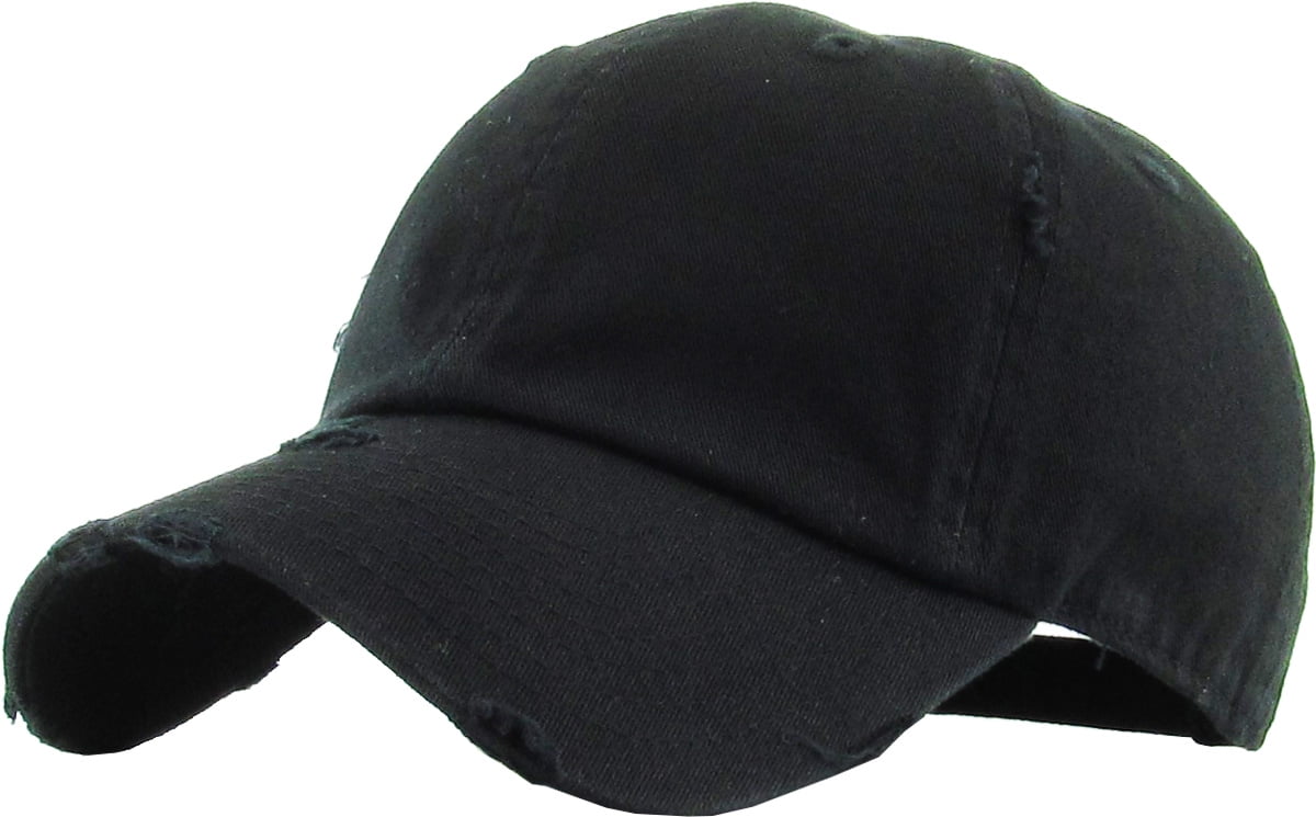 Dad Hat Pigment Dyed Distressed Vintage Cotton Polo Style Baseball Cap 