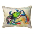 thumbnail image 1 of Betsy Drake SN267 11 x 14 Po. Petit Oreiller Intérieur et Extérieur Turquoise Crabe, 1 of 1