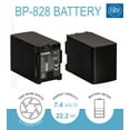 thumbnail image 2 of BM BP-828 Battery for Canon VIXIA HF G60 HF G50 XA40 XA45 XA50 XA55 GX10 HF G21 HF G30 HF G40 XA10 XA11 XA15 XA20 XA25 XA30 XA35 XF400 XF405 Camcorder, 2 of 4