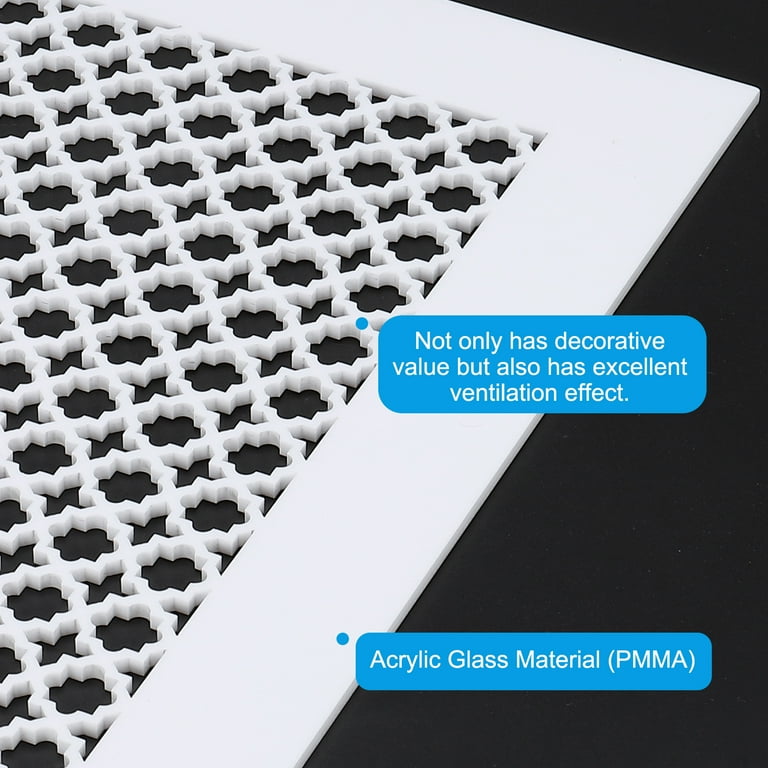 Uxcell Air Vent Cover Grille for Duct Opening, Acrylic