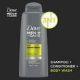 thumbnail image 4 of Dove Men+Care Sport+Care Active+Fresh 3 in 1 Shampoo 20.4 oz, 4 of 7