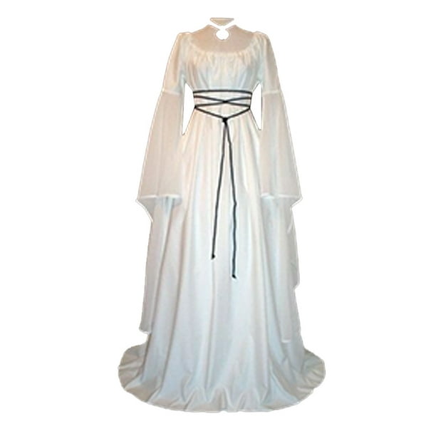 UPAIRC Women's Vintage Halloween Renaissance Costume Medieval Gown