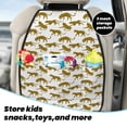 thumbnail image 4 of Goofa Leopard Print Pattern Car Back Seat Protector for Kids (2 Pack) ,Anti-kick Storage Mat for Car Seats,Shields from Footprints, 4 of 6