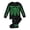 Black, variant on NOEGOEU Boys Halloween Pajamas Kids Glow Skeleton Long Sleeve Sleepwear Set 1-7 Years (Black,3-4 Years)