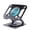 Black, variant on YIGSECU Multiple Angled Notebook Stand with Construction and Cooling Fan for Laptops and Tablets 15.9 Inches