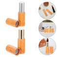 thumbnail image 4 of FELTECHELECTR 2 tubos vacíos de bambú para bálsamo labial, de 3,8 g, para mujeres y niñas (dorado, plateado, diámetro de 12,1 mm), 4 of 7
