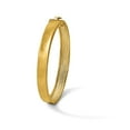 thumbnail image 3 of 18K Solid Yellow Gold 8.5mm Hinged Bangle Bracelet, 3 of 5