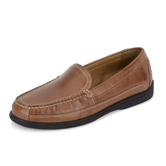 Mocasín casual de piel Catalina de Shoe Dockers para hombre, color canela