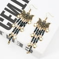 thumbnail image 6 of Halloween Earrings for Women Copper Tassel Earrings Vintage Crystal Drop Dangle Earrings Pumpkin Witch Hat Ghost Skull Bat Earrings Halloween Scary Party Jewellery Gift, 6 of 14