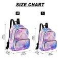 thumbnail image 2 of FORMRS Mini Backpack Purse for Women Travel Daypack Casual Shoulder Bag, Pastel Pink Marble Pattern, 2 of 7