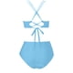 thumbnail image 5 of Traje de baño para mujer, moda para mujer, traje de baño sólido sin mangas, push-up, acolchado, traje de baño, ropa de playa, trajes de baño para mujer, 5 of 6