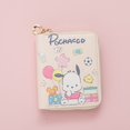 thumbnail image 1 of Sanrio Pochacco-monedero pequeño de dibujos animados para estudiantes, cartera corta con cremallera, paquete de tarjetas, Cartera de moda de dibujos animados Kawaii, tarjeta bancaria, 1 of 5