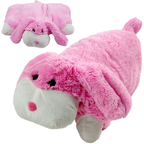 pink bunny pillow pet