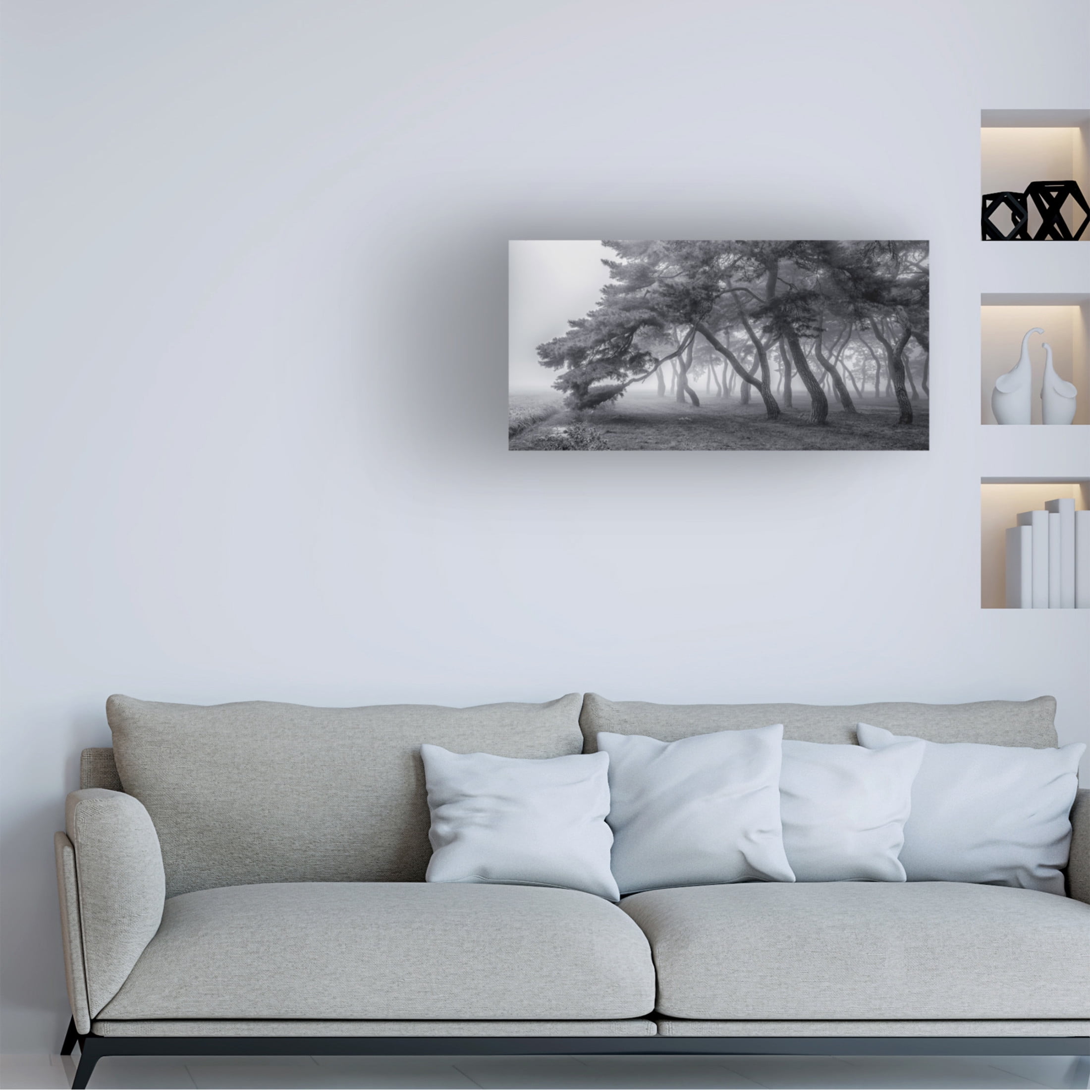 Canvas Wall Art - Tiger Seo 'Always' Wall Art for Living Room, Bedroom, or Office D?cor by Trademark Fine Art - 47 x 24 Inches