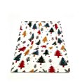 thumbnail image 2 of Cififendec Christmas Multi Color Tree Print Fleece Throw Blanket, 51.18"×39.37", Soft Plush Blanket with Xmas Tree Patterns for Bed Sofa Holiday Lounging, 2 of 7