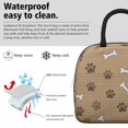 thumbnail image 3 of Dog Paw Print and Bone Brown Insulated Leakproof Lunch Box for Work, Lunch Bag for Women Men, Loncheras Para Mujer for Beach Travel Picnic Camping, 3 of 6
