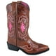 Smoky Mountain Chaussures de Cowboy en Cuir Marron/rose – image 1 sur 2