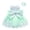 Light Green, variant on 0-6T Toddler Baby Girl Easter Dresses Flower Girl Dress Embroidered Tutu Evening Gown Lace Dresses with Headwear Yellow, 3-4 Years