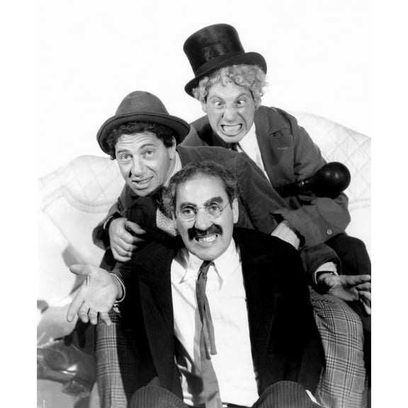 Marx Brothers - Groucho Marx Chico Marx Harpo Marx 1936 Photo Print (8 x 10)