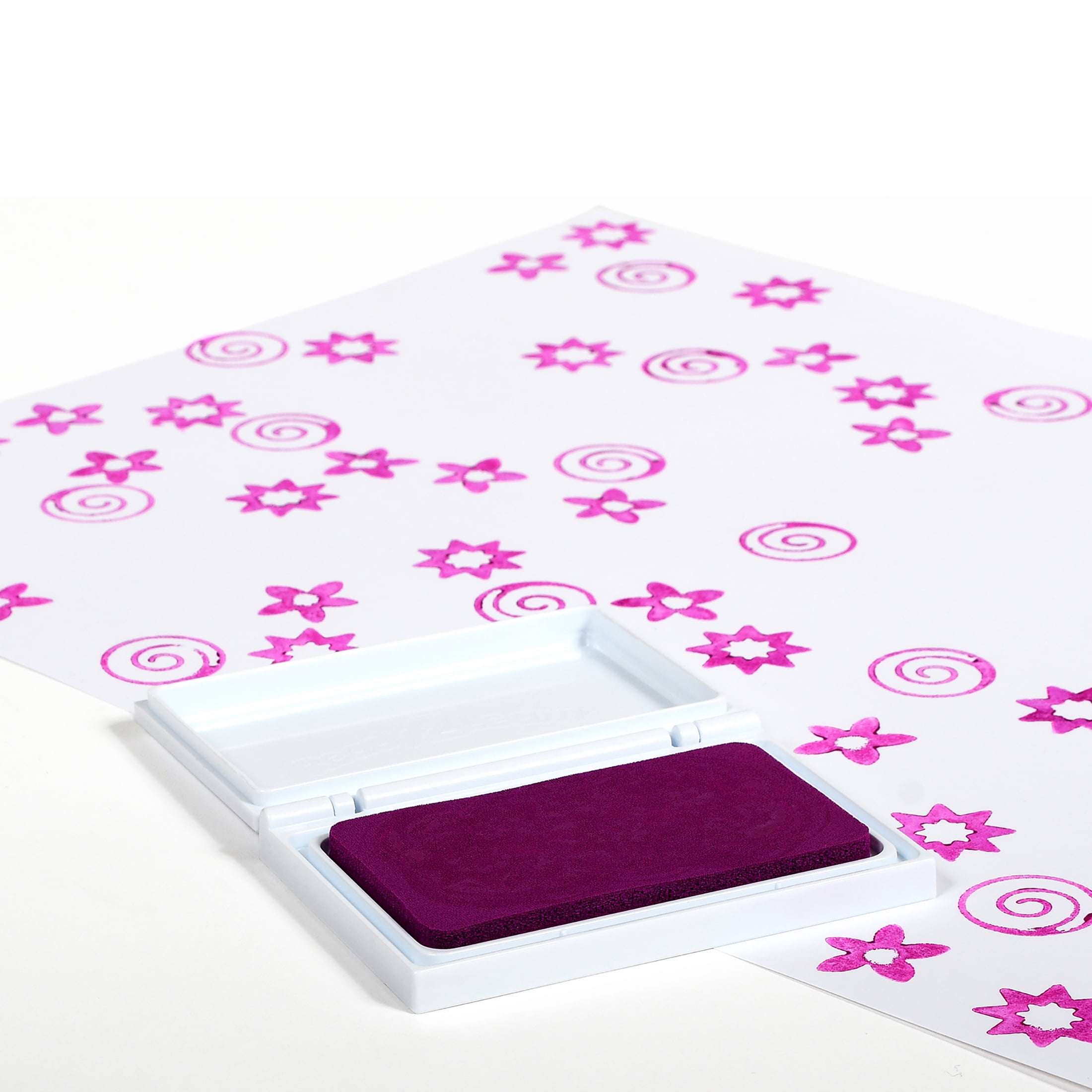 Center Enterprises Ready2Learn Washable Stamp Pad Hot Pink Ink Pack of 6 (CE-10044-6)