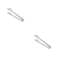 thumbnail image 2 of Decodeary Pince Alimentaire en Acier Inoxydable Servant des Clips de Cuisine Buffet Domestique Réutilisables en Plein Air Restaurant Tong Type 4 2Set, 2 of 6