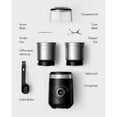 thumbnail image 5 of Electric Super Silent Blade Coffee Grinder, Timed Grind Control Rotary Knob, Adjustable Coarse to Fine for Coffee Beans, Spices & Herbs, with 2 Removable Stainless Steel Bowl, Black, 5 of 5