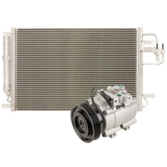 For Hyundai Tucson AC Compressor w/ A/C Condenser & Drier - BuyAutoParts
