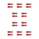 thumbnail image 3 of Sidaley 2 piezas de adhesivo para espejo retrovisor de coche, tira de cristal retrovisor de advertencia, cinta de conducción nocturna, Rojo 10piezas, 3 of 6
