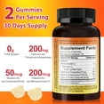 thumbnail image 3 of (3 Packs) Biobor Vitamin D3 K2 Gummies with Calcium, Sugar Free Vitamins Gummies, 2000 IU D3 & 200 mcg K2 & 200 mg Calcium, Gluten Free, GMO Free, 60 Ct, 3 of 5