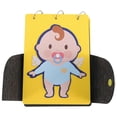 thumbnail image 2 of Photo Book Baby Scrapbook Journal for Newborn and Infant Orange Felt Plastic Material Memory Recording 1Set, 2 of 2