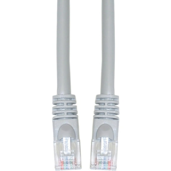 Cat6 Gray Ethernet Patch Cable, Snagless/Molded Boot, 35 foot