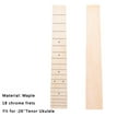 thumbnail image 4 of 26 Inch Ukulele Fingerboard Fretboard 4 Strings Guitar Perfect Replacement Parts Black Point 4mm, 4 of 8